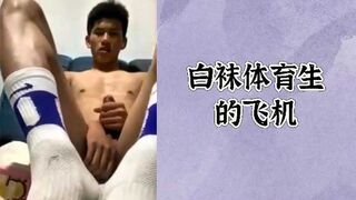 免费白袜体育生的飞机